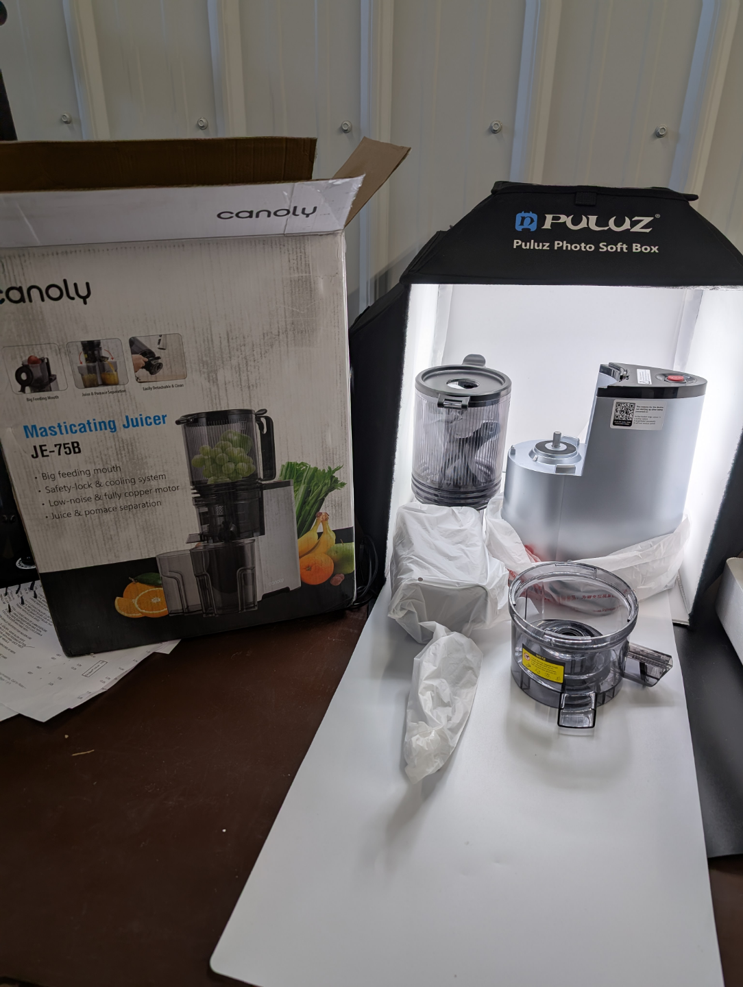 (👉BRAND NEW👈) JUICER - MASTICATING JUICER - CANOLY JE-75B - photo 2