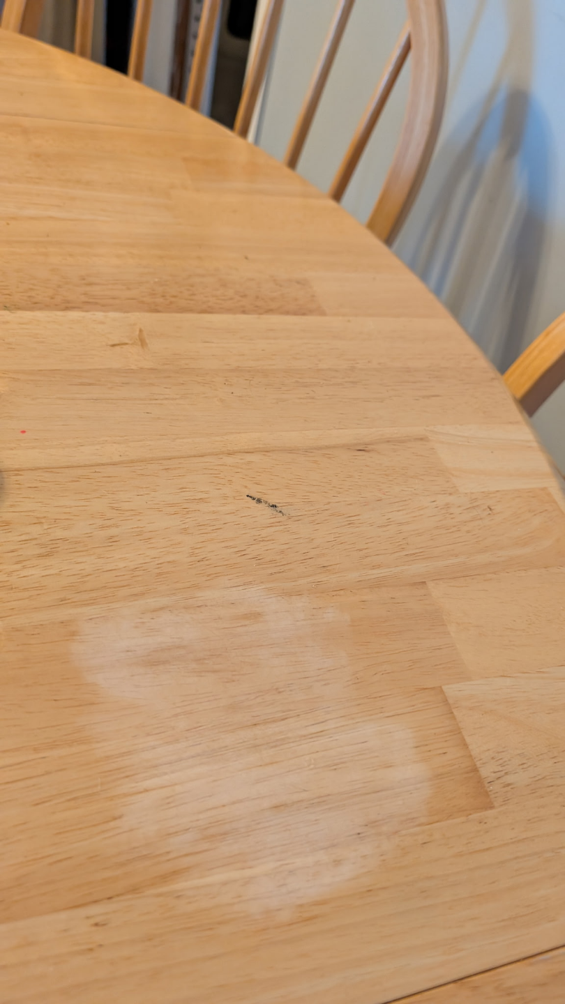 Round Wooden Dining Table Set with Four Chairs - photo 2