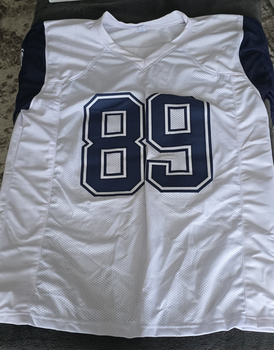Autographed Dallas Cowboys #89 Jason Hendershot Jersey
