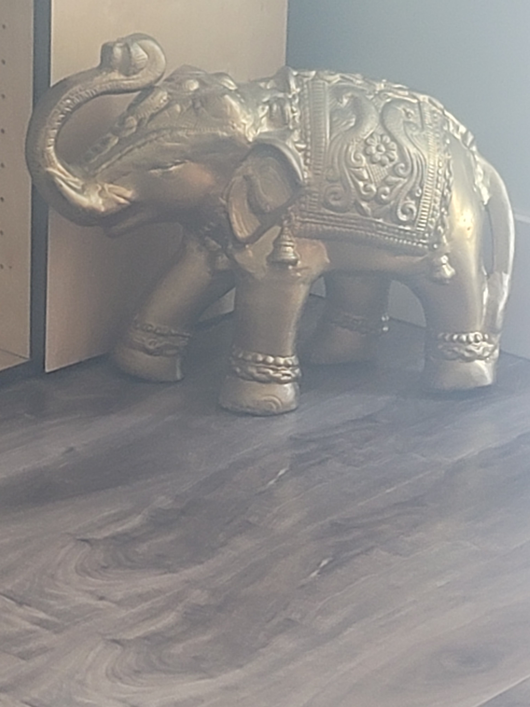 Ornate Brass Elephant Statue