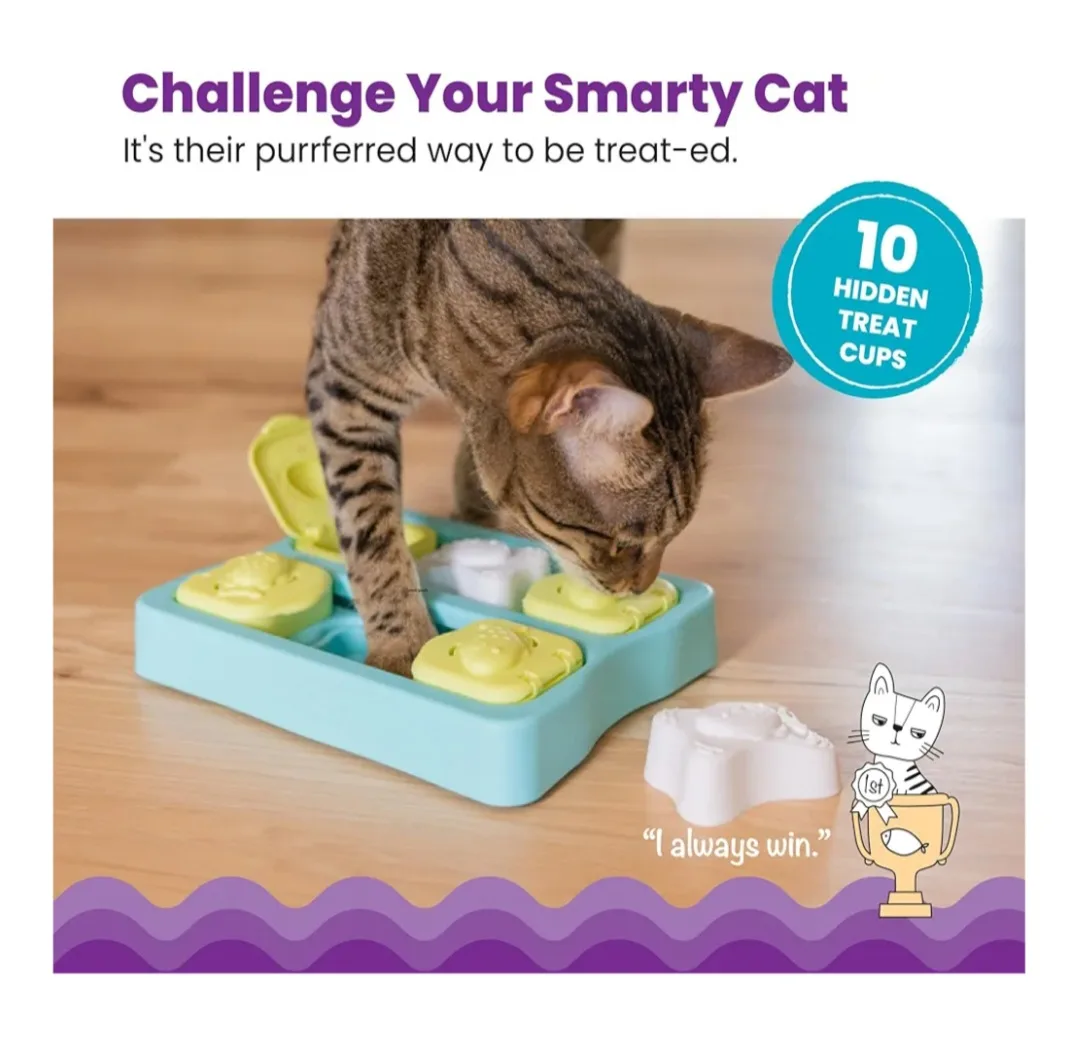 BNIB Interactive Cat Treat Puzzle image indicator(2)