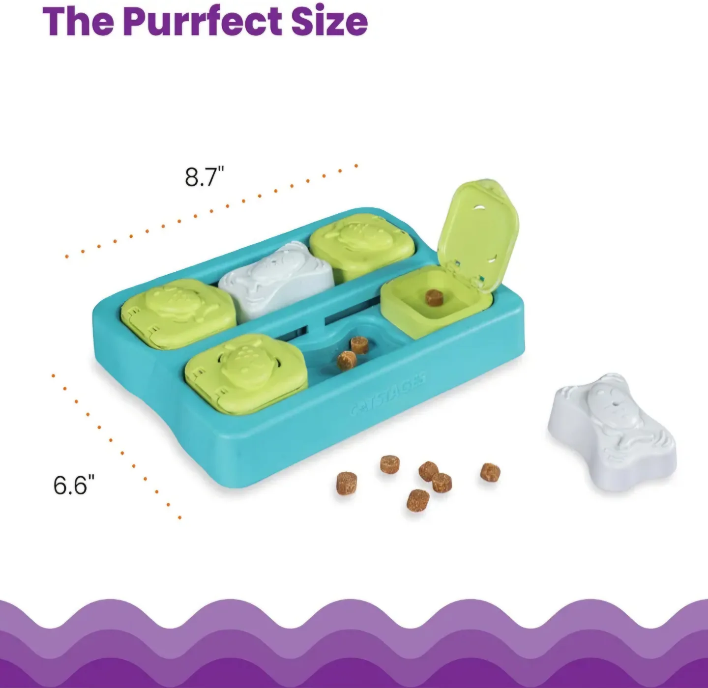 BNIB Interactive Cat Treat Puzzle image indicator(6)