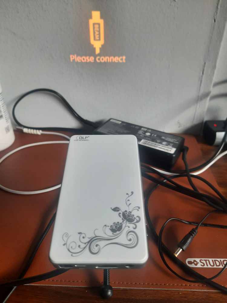 Mini Portable Projector with Stand