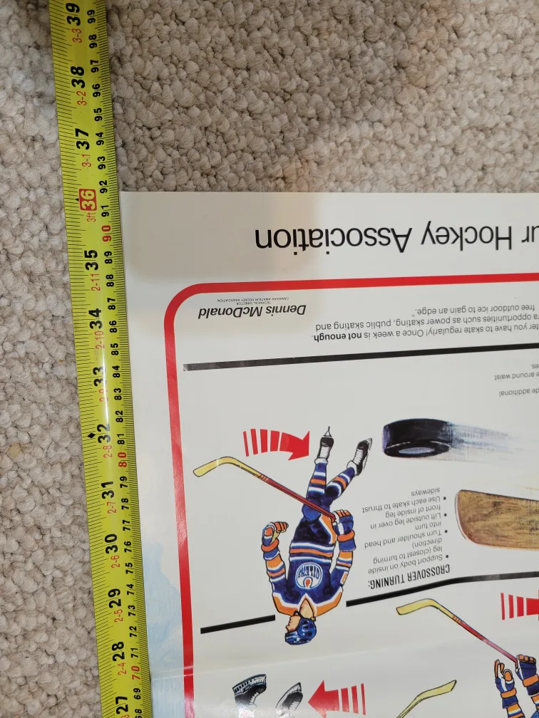 Vintage Wayne Gretzky Canadian Tire Hockey Skating Poster image indicator(4)