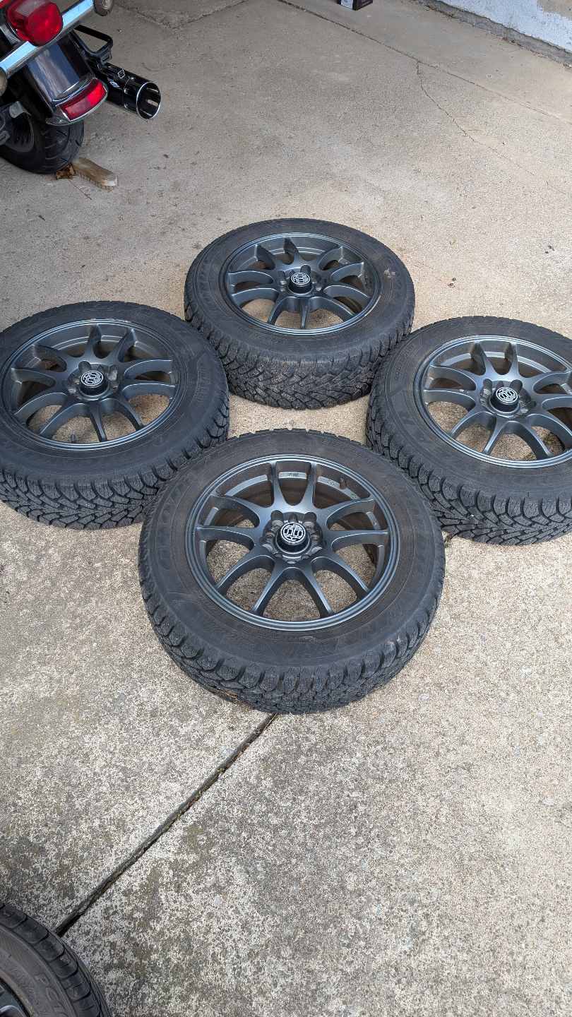 Winter tires on Rims for sale 205/55R16