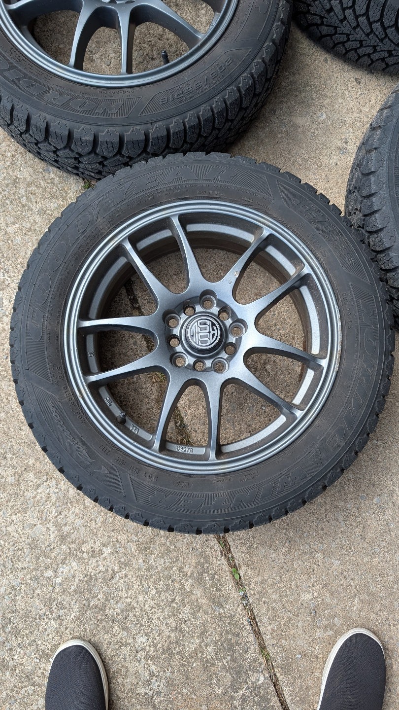 Winter tires on Rims for sale 205/55R16 - photo 3