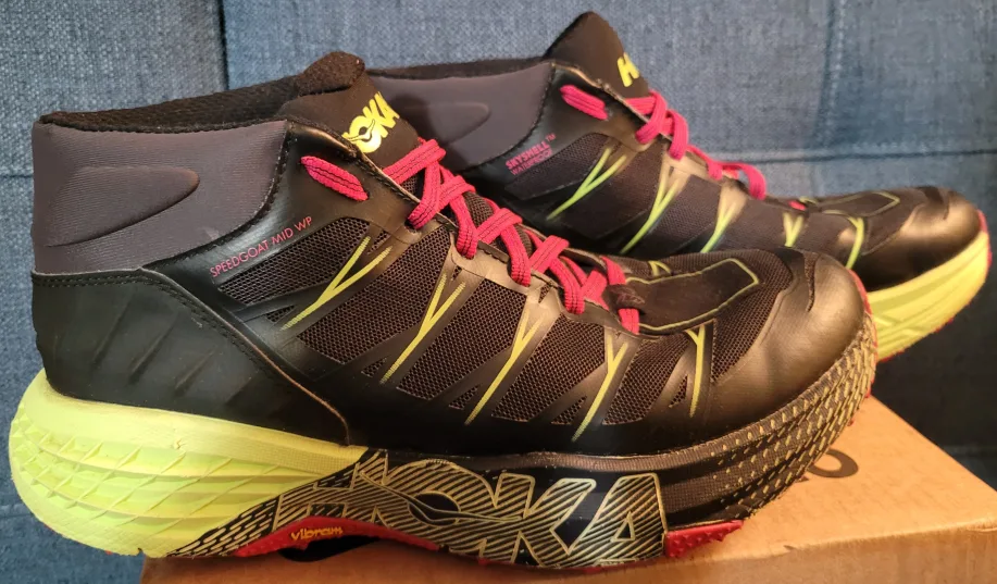 Hoka One One Speedgoat Mid WP Trail Running Shoes - Size 8 image indicator(2)