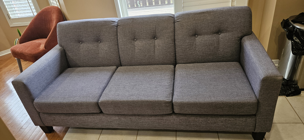 Grey Fabric Sofa