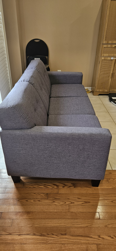 Grey Fabric Sofa - photo 2