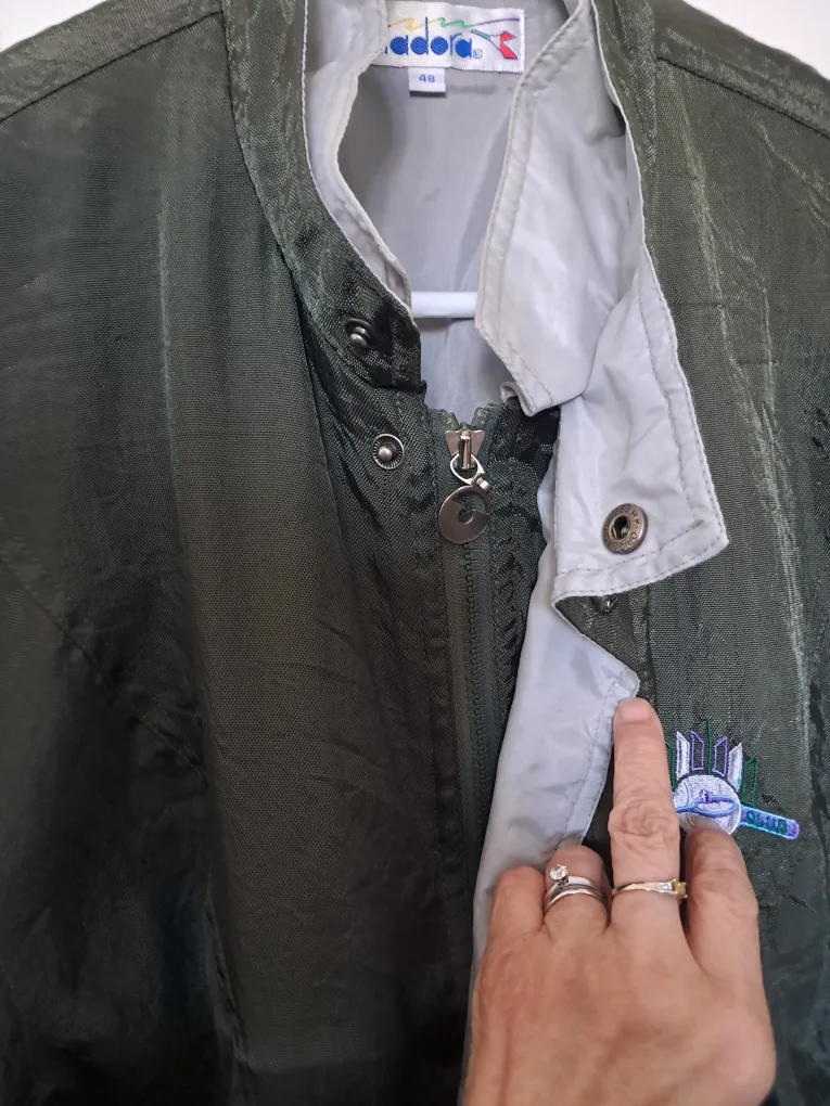 💚Vintage Diadora Tennis Club Jacket - Size 48 image indicator(2)
