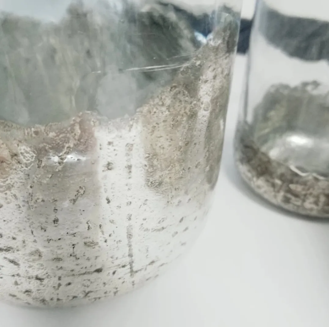 INDABA - Brand New in Box - Silver Hurricane Vase Large 10.5" image indicator(2)