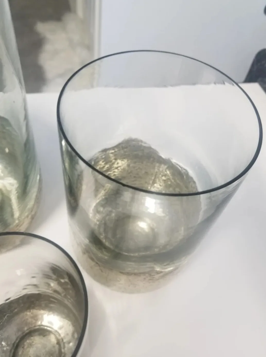 INDABA - Brand New in Box - Silver Hurricane Vase Large 10.5" image indicator(4)