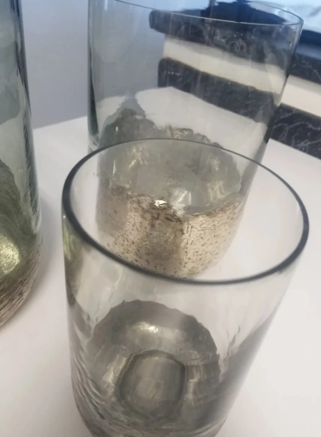 INDABA - Brand New in Box - Silver Hurricane Vase Large 10.5" image indicator(6)