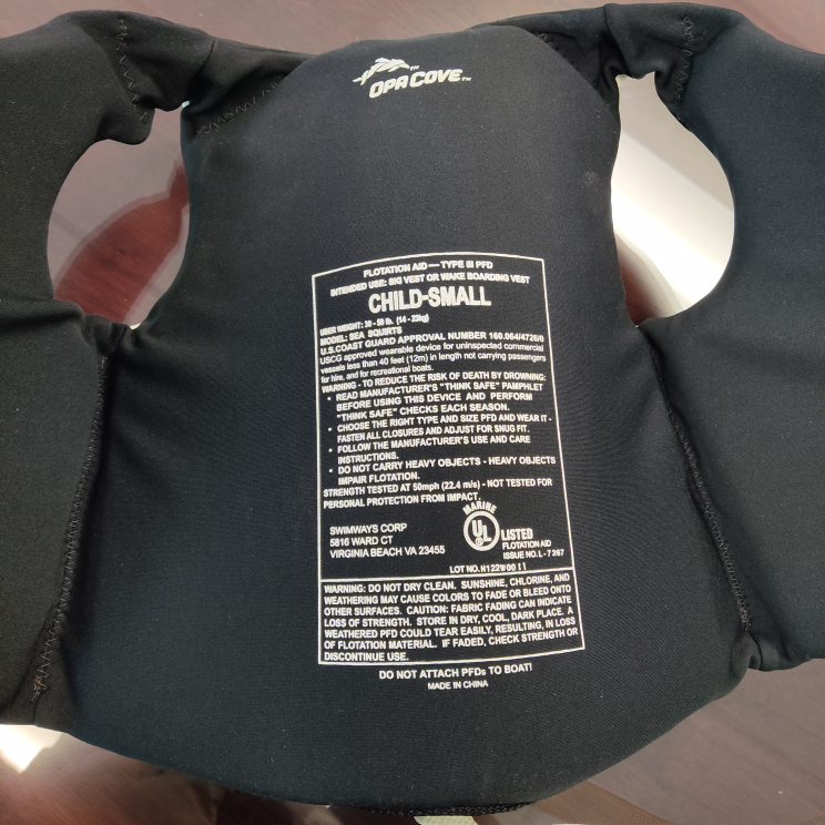 OPA Cove Child-Small Life Vest - photo 3