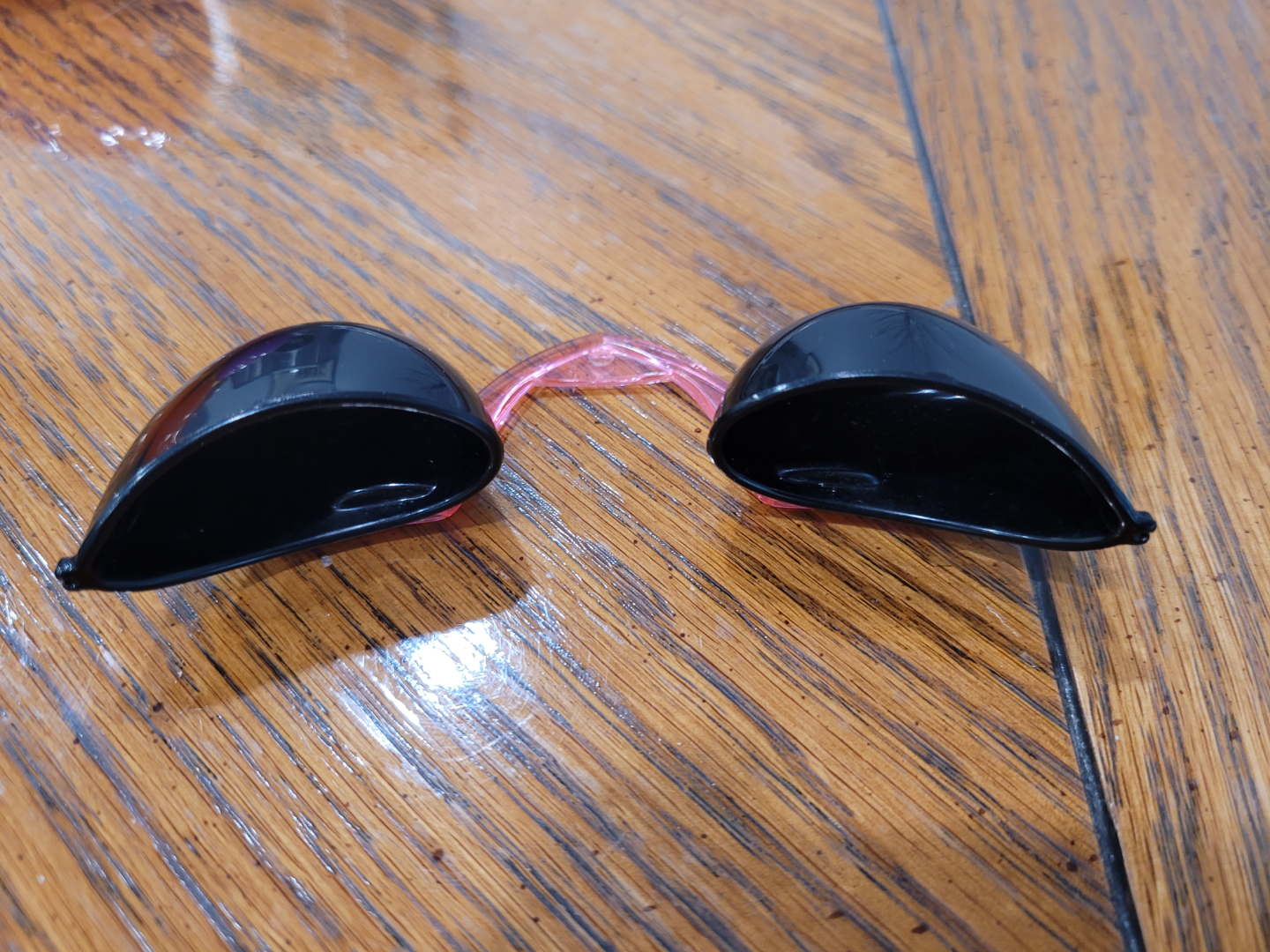 Indoor tanning goggles.