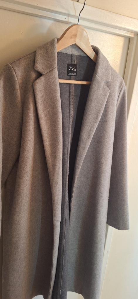 Zara Grey Women's Coat - EUR L