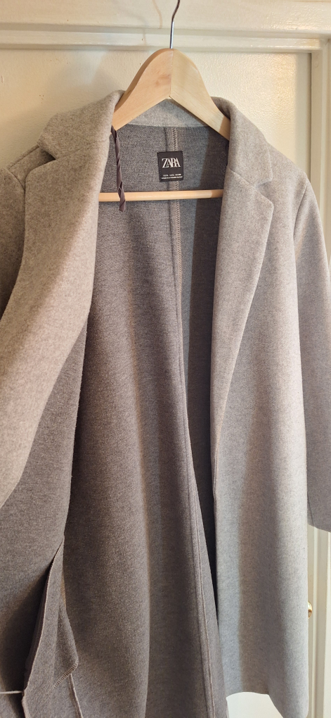 Zara Grey Women's Coat - EUR L - photo 2