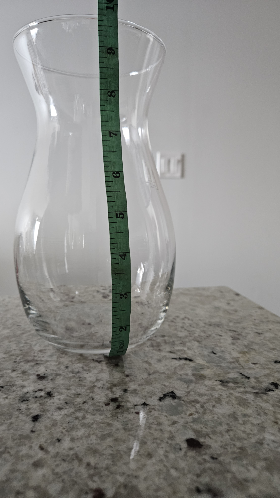 Clear Glass Vase