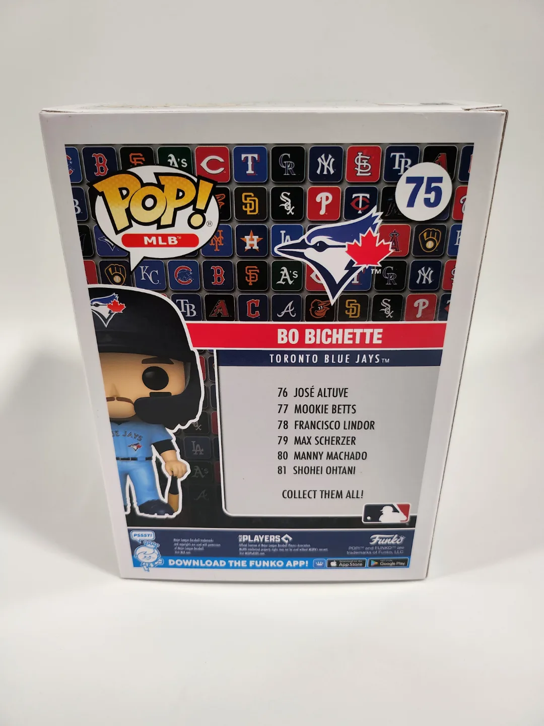 Bo Bichette Toronto Blue Jays MLB Funko Pop! Vinyl Figure #75 image indicator(2)