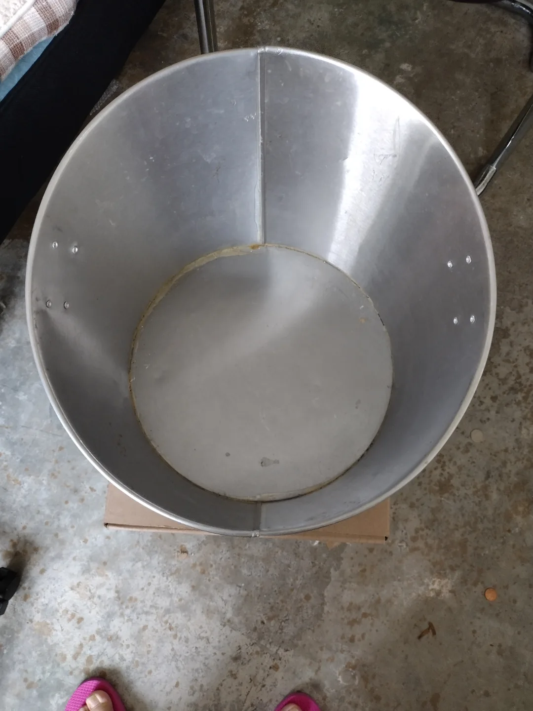 Large Galvanized Steel Tub/Bowl with Handles 💚 image indicator(5)