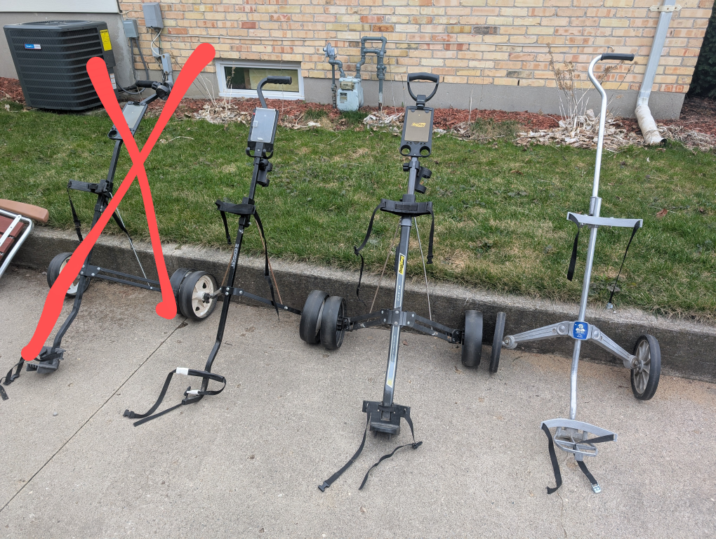 3 Golf Push Carts - photo 4