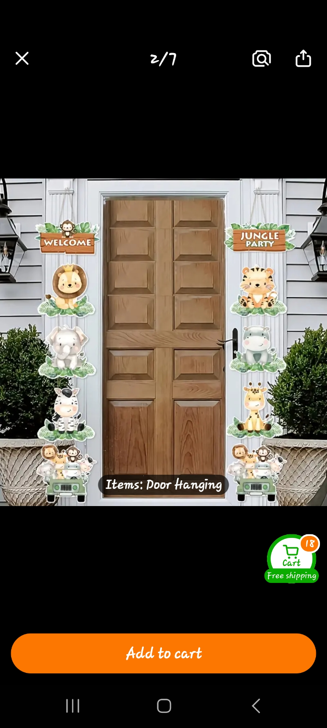 wild one hanging door decor