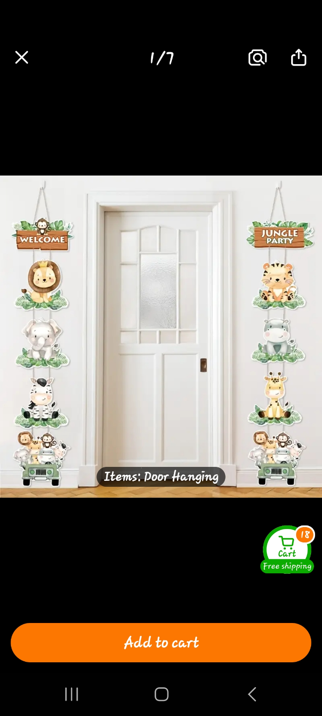 wild one hanging door decor - photo 2