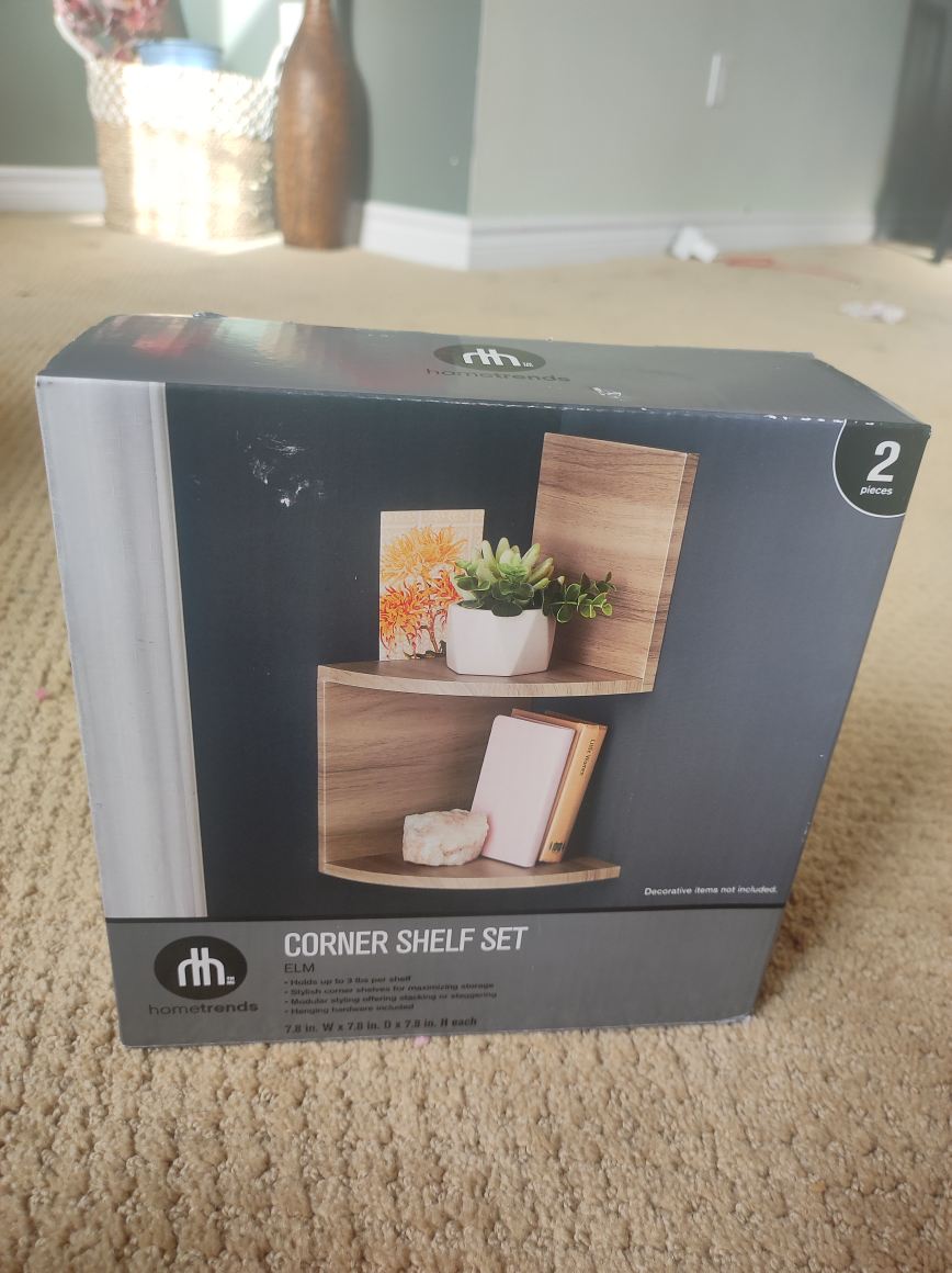 Hometrends Elm Corner Shelf Set (2 Pack) - photo 2