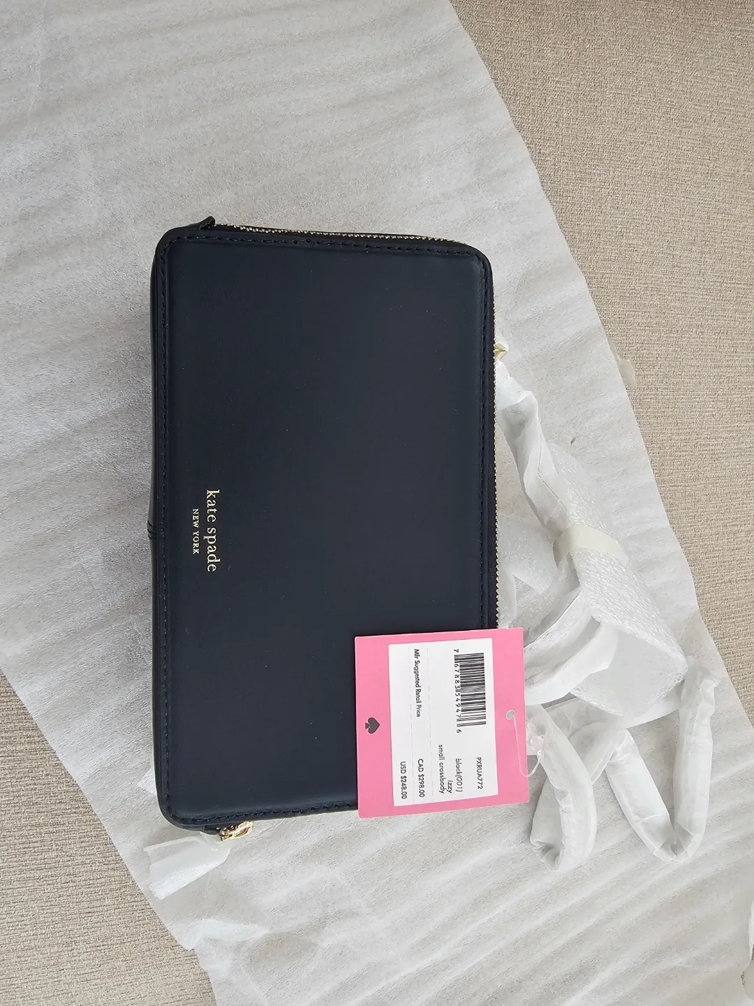 BNWT Authentic Kate Spade New York Black Crossbody Bag image indicator(2)