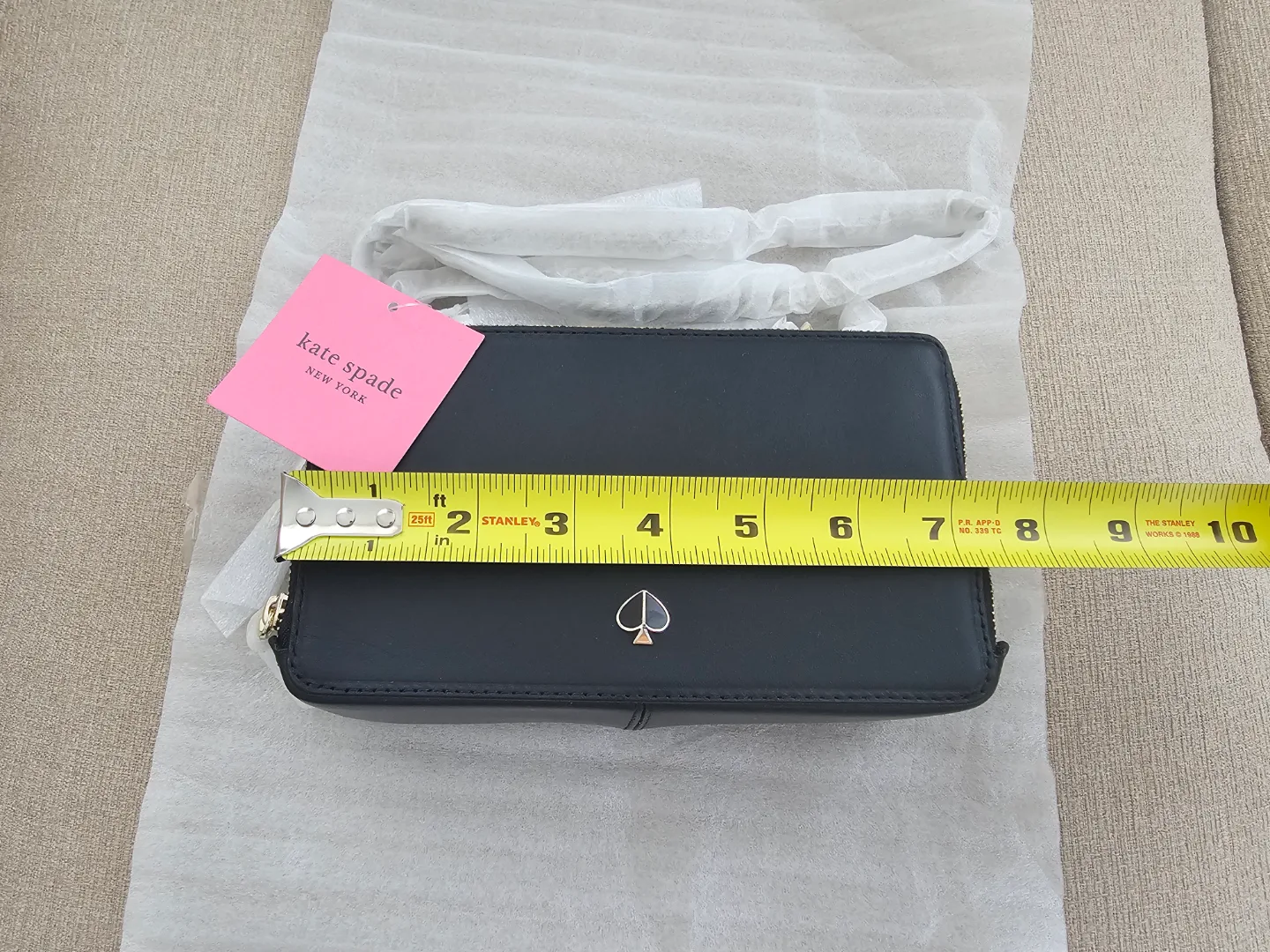 BNWT Authentic Kate Spade New York Black Crossbody Bag image indicator(8)