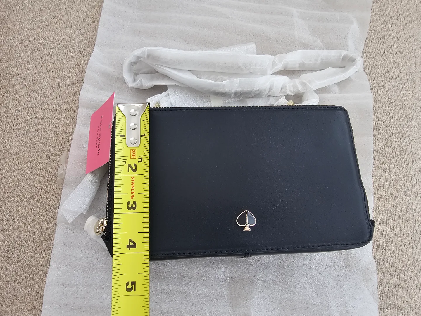 BNWT Authentic Kate Spade New York Black Crossbody Bag image indicator(9)