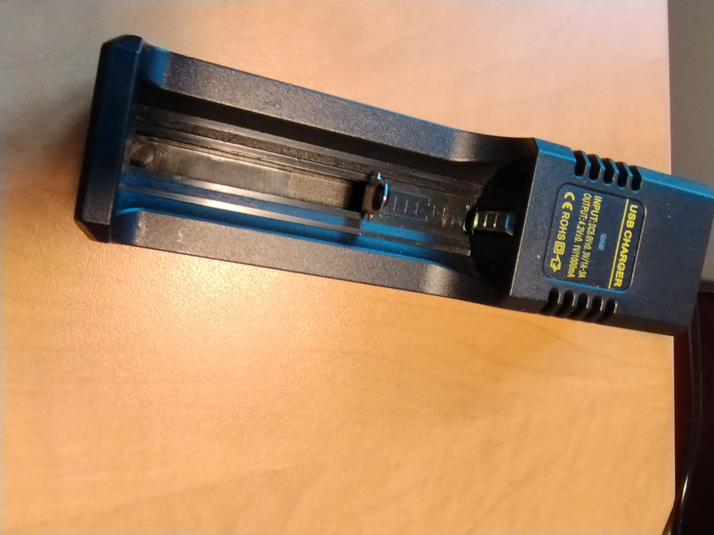 Lithium Rechargeable Battery Charger & cord & adapter. - photo 3