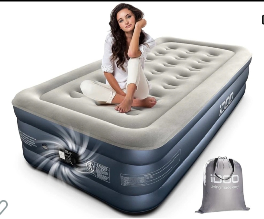 iDOO Twin Air Mattress with Built-in Pump - photo 5