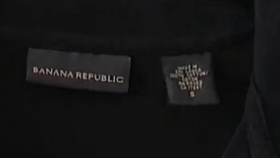 Banana Republic Black Polo Shirt image indicator(10)