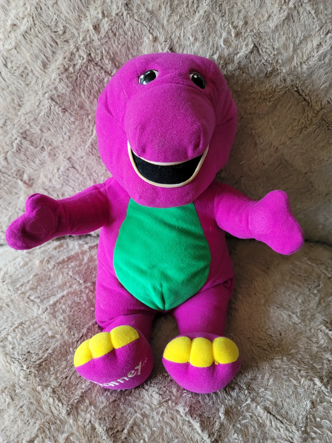 Vintage Barney Plush Talking Toy thumbnail