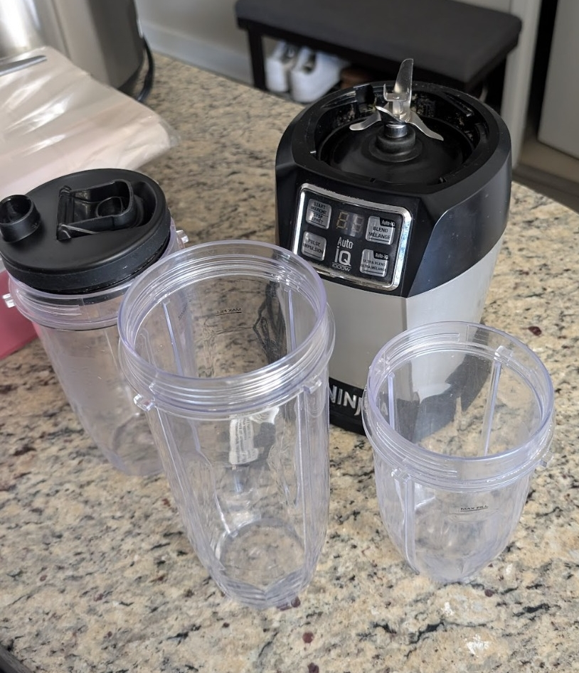 Ninja Auto IQ Blender Cups and Lids