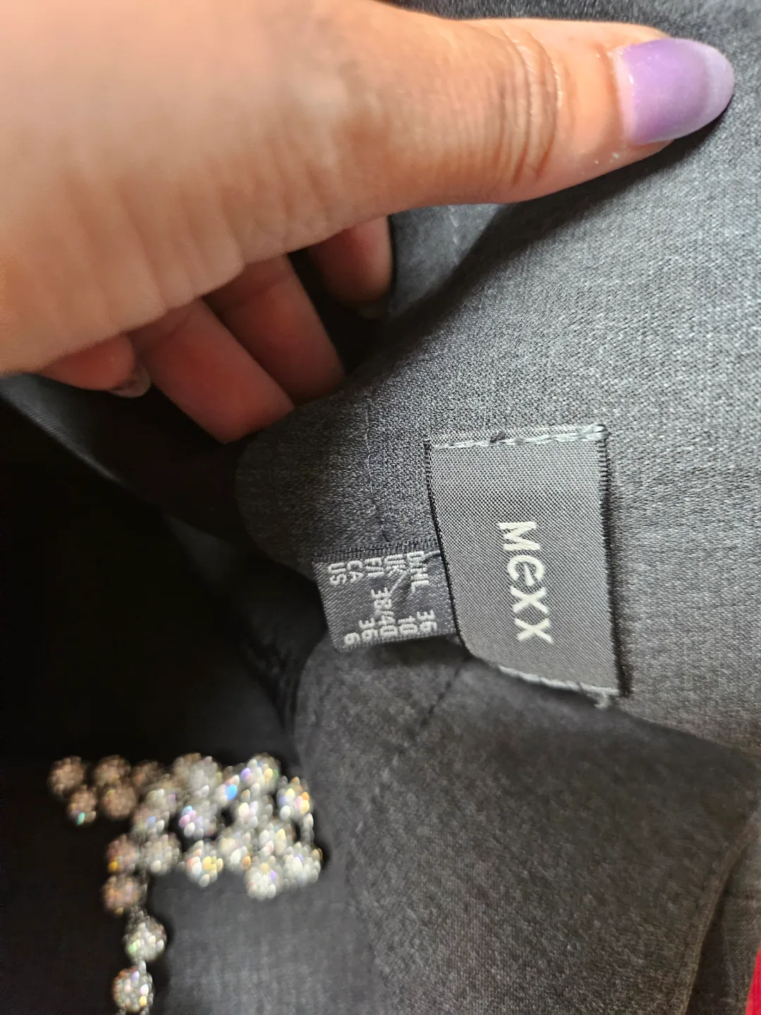 Women's Charcoal Grey Pencil Skirt Size 8 image indicator(2)