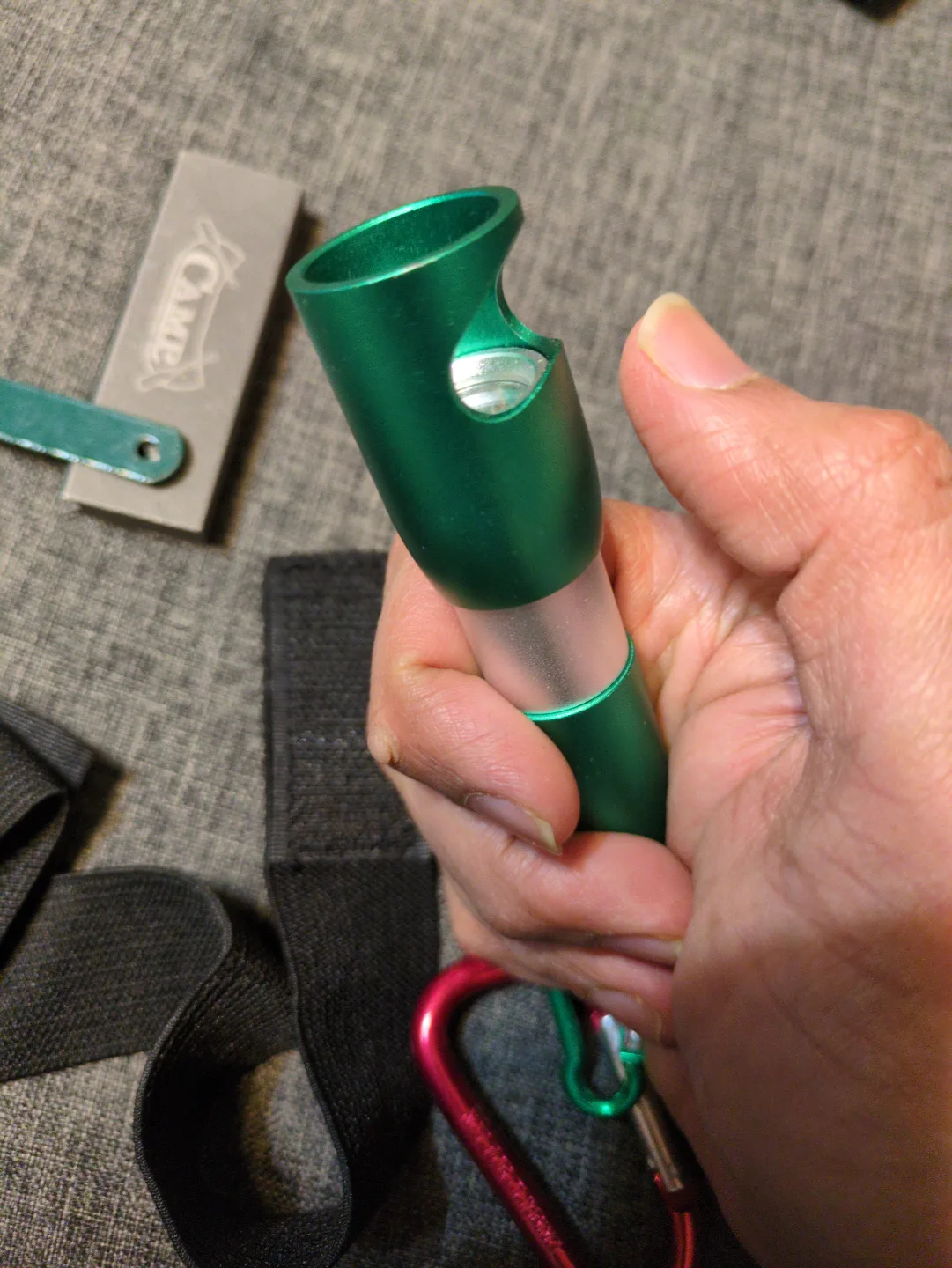 Coleman Carabiner, Streamlight Flashlight & Camp Striker image indicator(3)