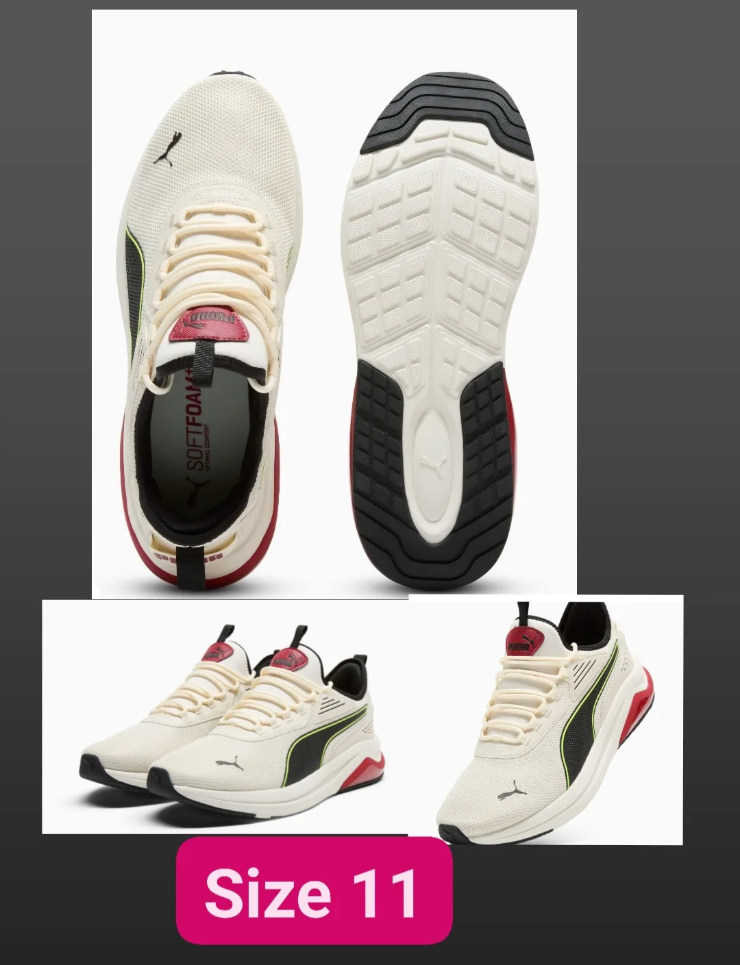 💚Puma Softfoam Running Shoes - Size 11 thumbnail