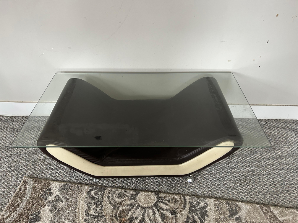 Modern Glass Top Coffee Table