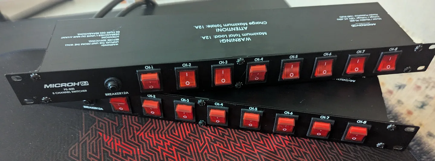 8 port switched rackmount PDU power bar thumbnail