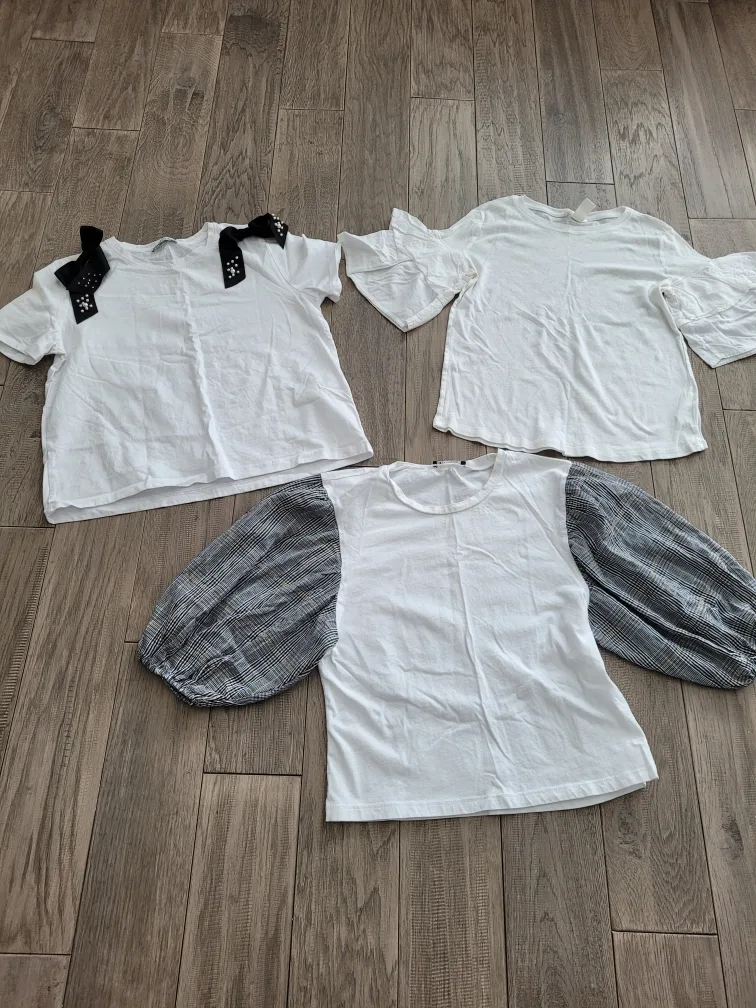 Three White Girls' T-shirts thumbnail