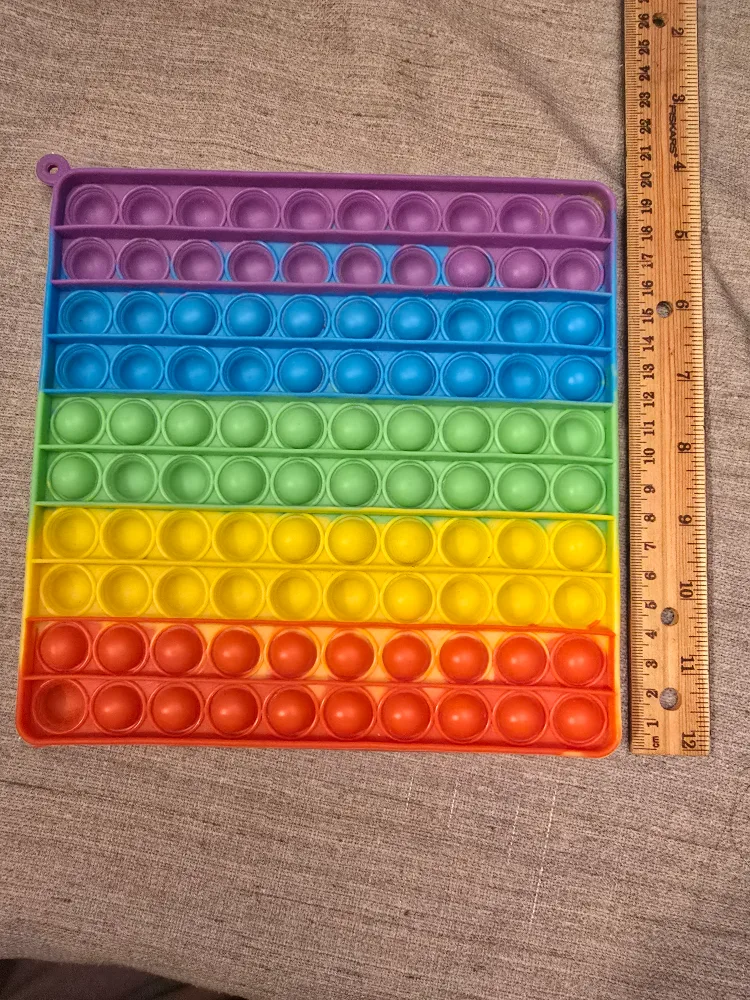 Rainbow Pop It Fidget Toy thumbnail
