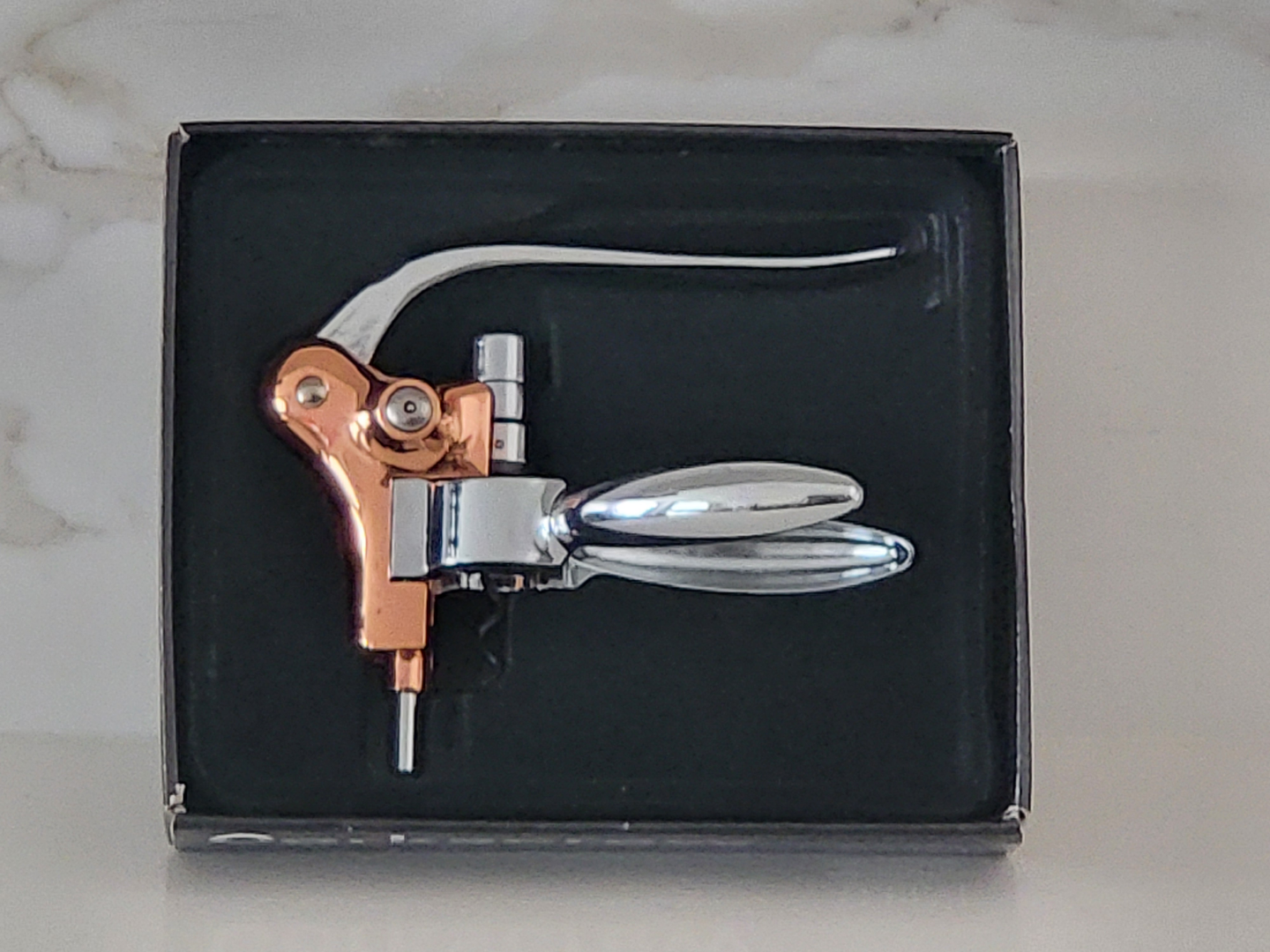 Alpine Cuisine Rose Gold Lever Corkscrew - photo 2