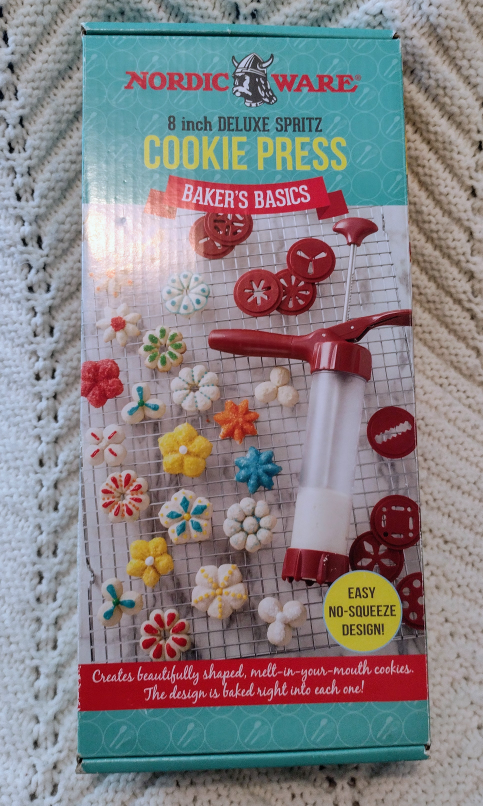 Nordic Ware Baker's Basic 8" Deluxe Spritz Cookie Press NEW