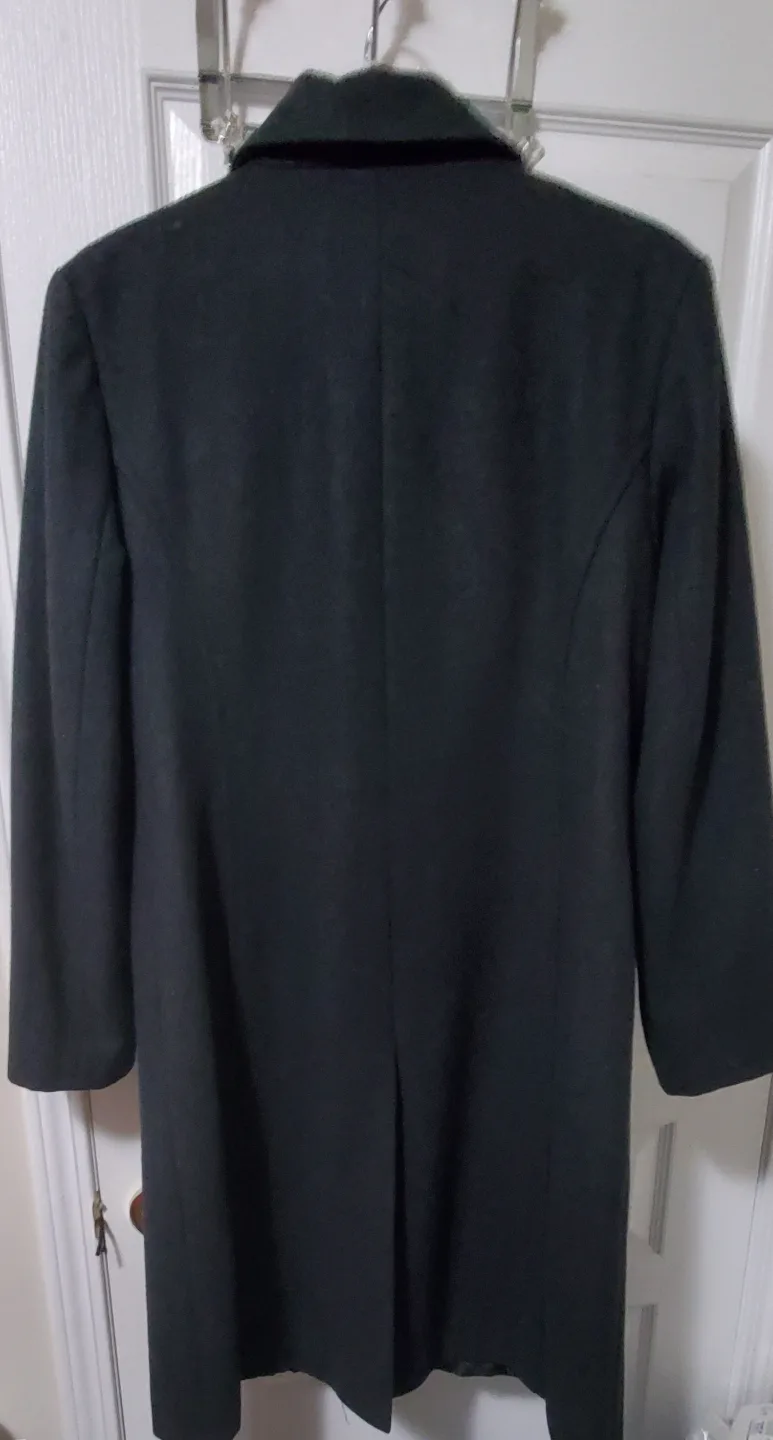 Women's Wool Blend Long Coat image indicator(2)