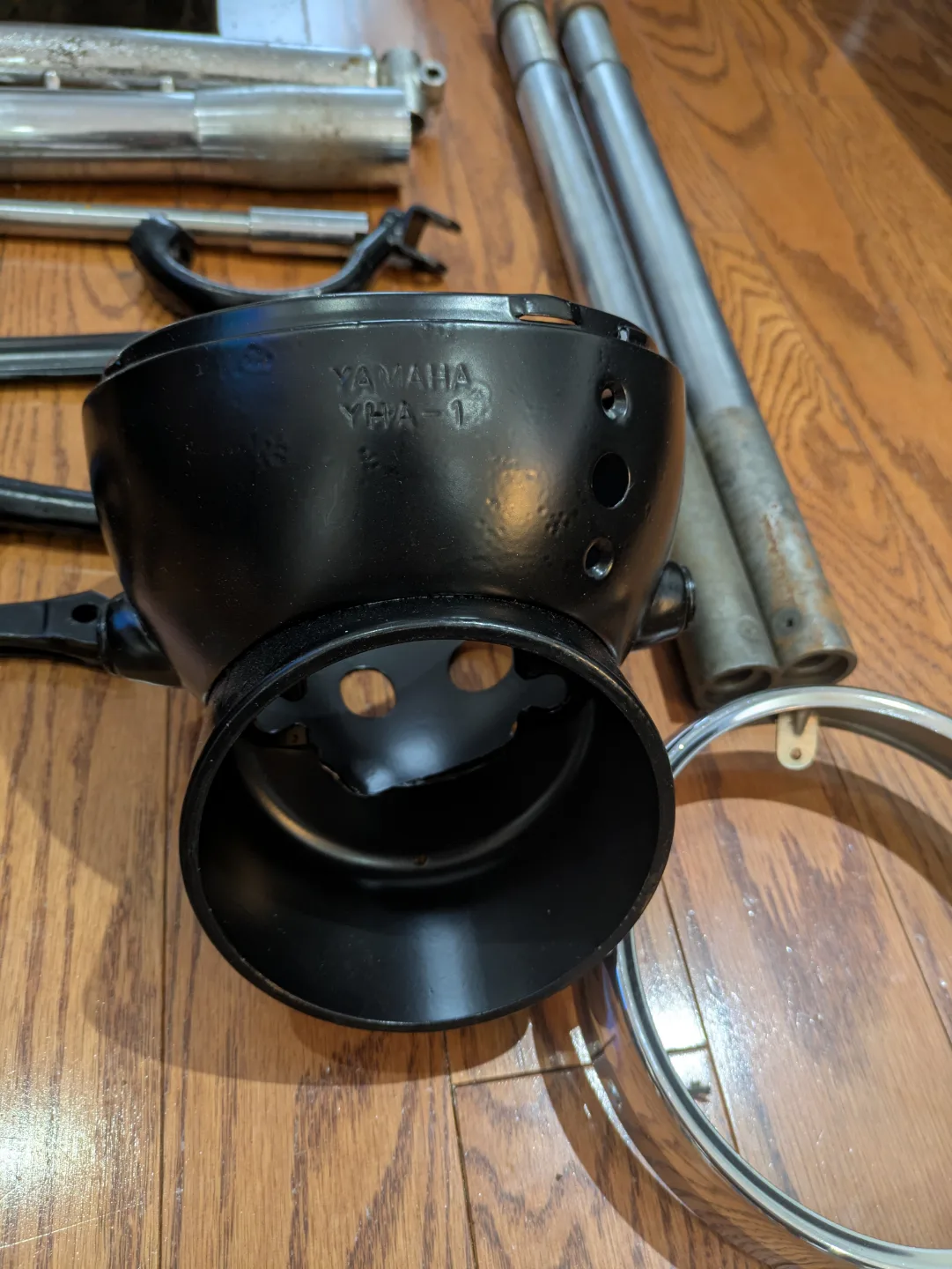 Vintage 60s Yamaha Motorcycle Parts image indicator(5)