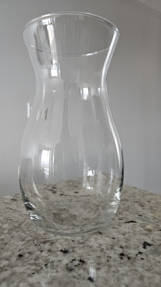 Clear Glass Vase - photo 2