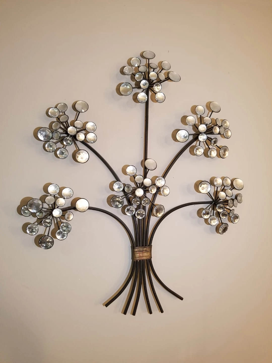 Metal Flower Wall Decor