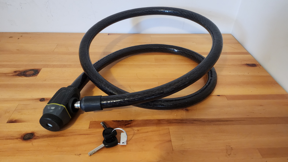 heavy duty motorcycle cable lock - photo 2